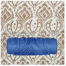 

5'' NCCTEC Wallpaper rubber roller FREE AIR shipping 125mm flower mould waterproof liquid paint wallpaper print roller tools