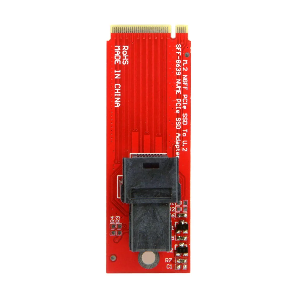 

CY U.2 U2 Kit SFF-8639 NVME PCIe SSD Adapter for Mainboard Intel SSD 750 p3600 p3700 M.2 SFF-8643 Mini SAS HD