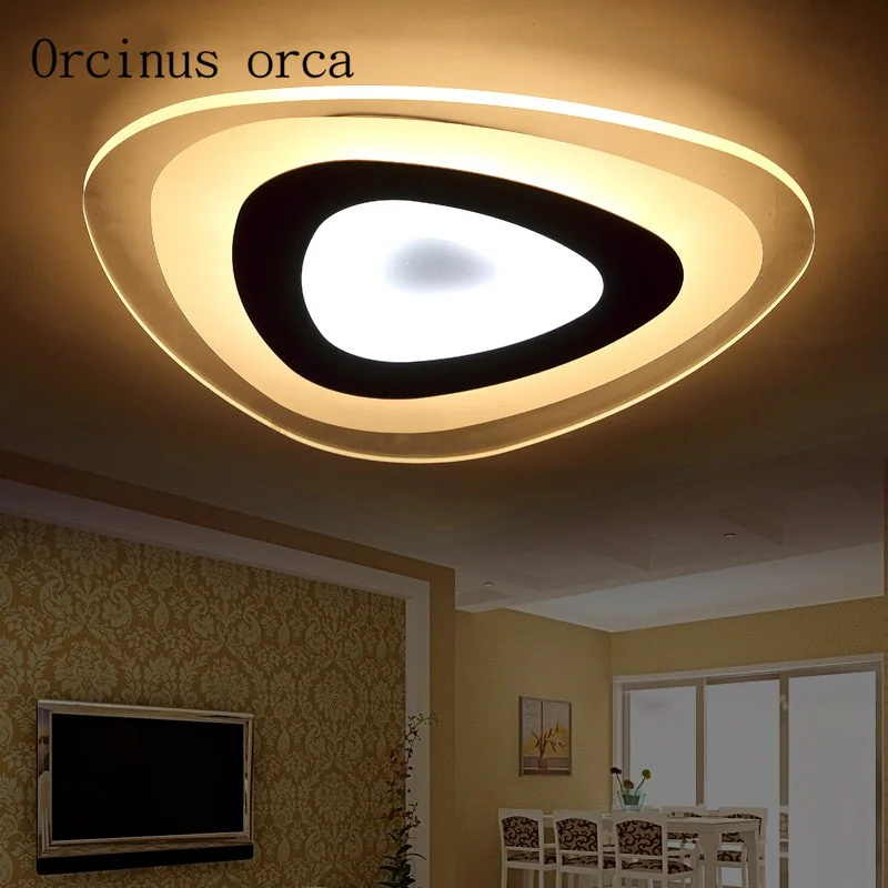 Ultra thin ceiling light romantic creative circular led master  room modern living room light 110-220v free shipping