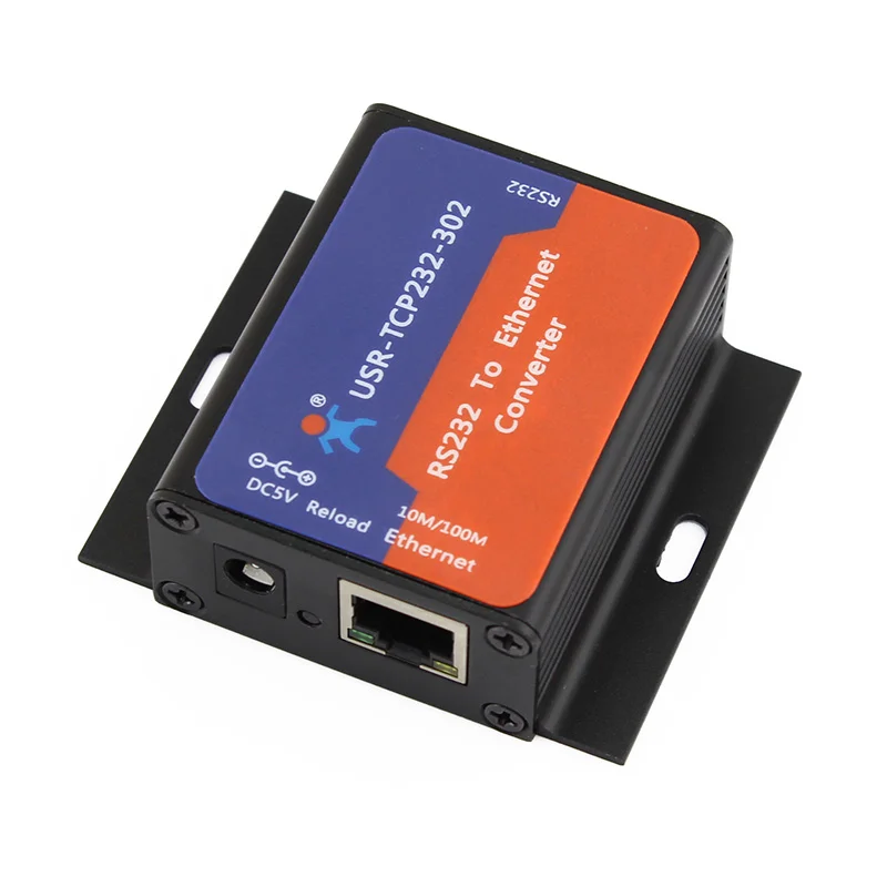 USR-TCP232-302 RS232 TO TCP IP CONVERTER SERIAL TO Ethernet สนับสนุน DNS DHCP ในตัว webage