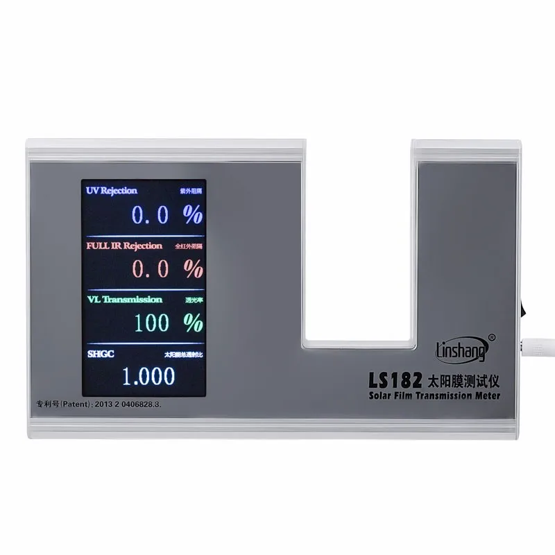 LS182 3 in 1 Digital Solar Film Meter with Measuring UV IR Rejection Value Visible Light Transmission Value Tester