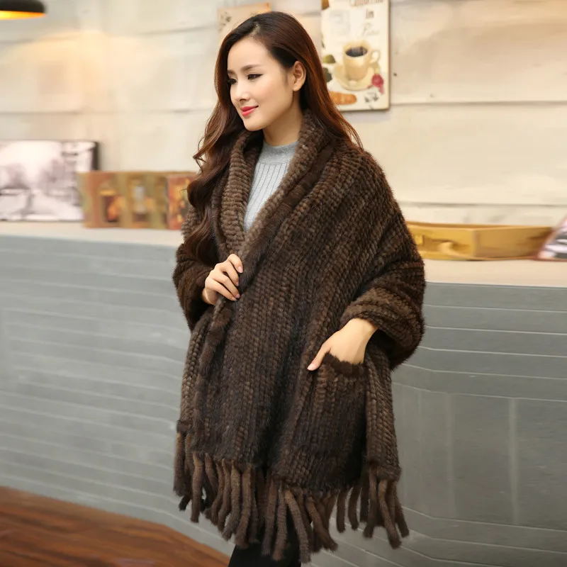 2024 JKP hot explosion models women\'s knitted collar scarf Royal suede suede coat women\'s warm fashion natural fur shawl