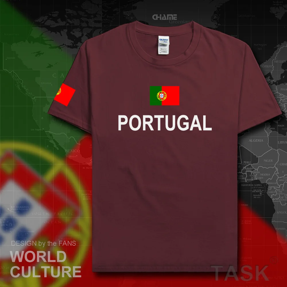 Portugal men t shirt fashion 2017 jersey Portuguese nation team cotton t-shirt meeting fitness clothing tees country flag PT