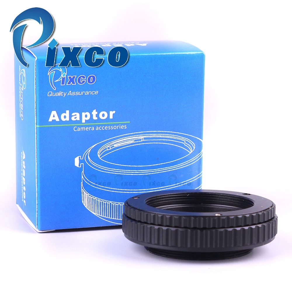 Pixco M39 Lens to M42 Camera Adjustable Focusing Helicoid Ring Adapter 13-22mm Macro Extension Tube M39-M42