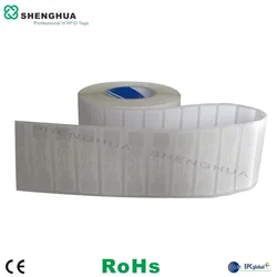 2000pcs/roll UHF Logistics Printable RFID Sticker Label Paper Sticker Tag Long Range Reading For Zebra Printer