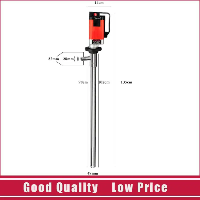 

D98 2000W Big Power Plug Barrel Pump 220V Food Grade Honey/Ketchup Pump