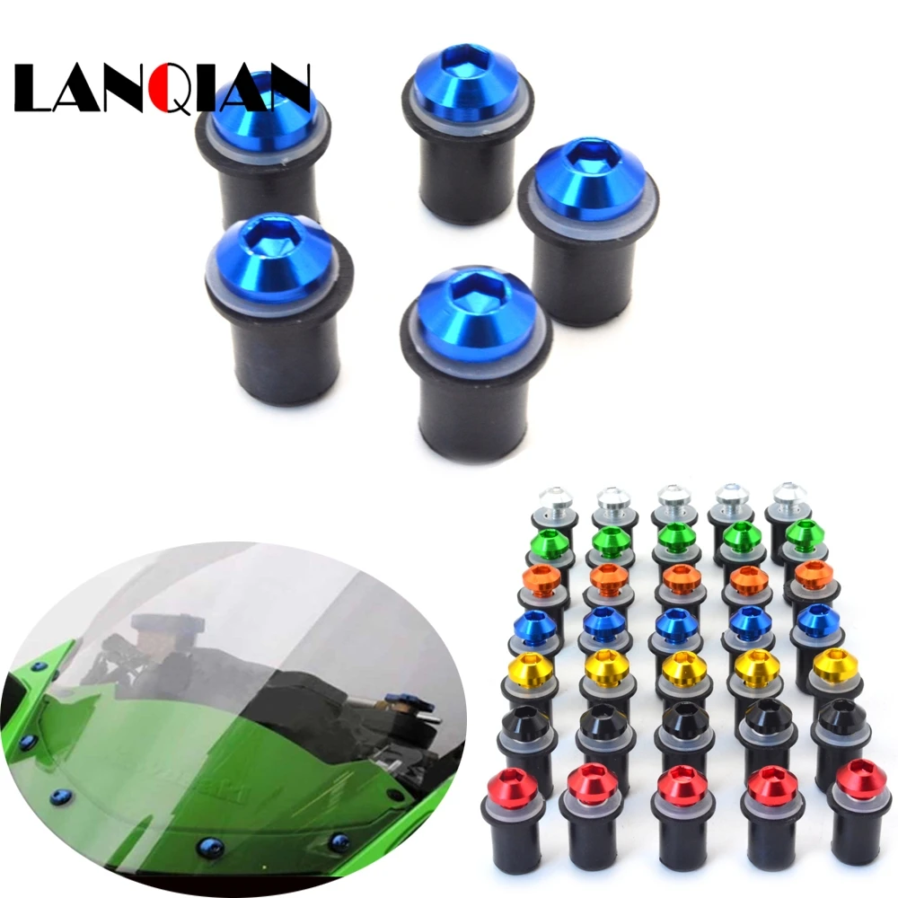 

Motorcycle Windscreen Windshield Bolts Screw For Kawasaki ER-5 er6n GPZ500S/EX500R NINJA ZX6R ZX7R