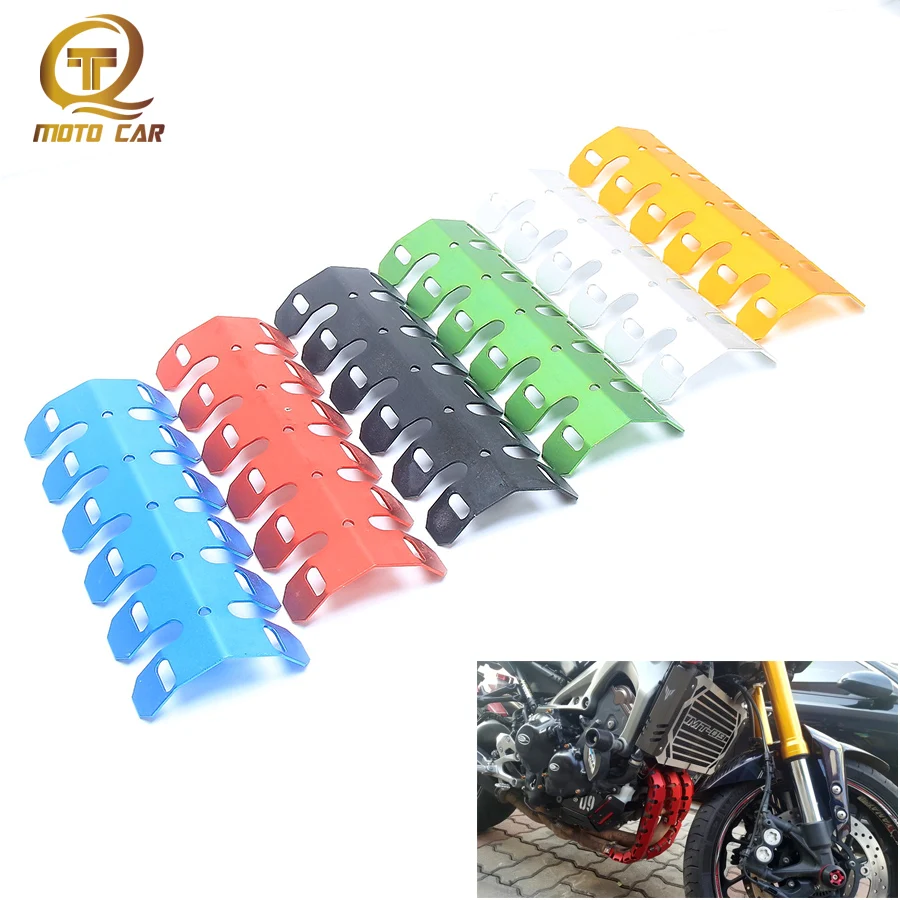 Universal Motorcycle Exhaust Protector Heat Pipe escape Cover CNC Clamp For Nmax Harley Honda Benelli Akrapovic Leovince KTM BMW