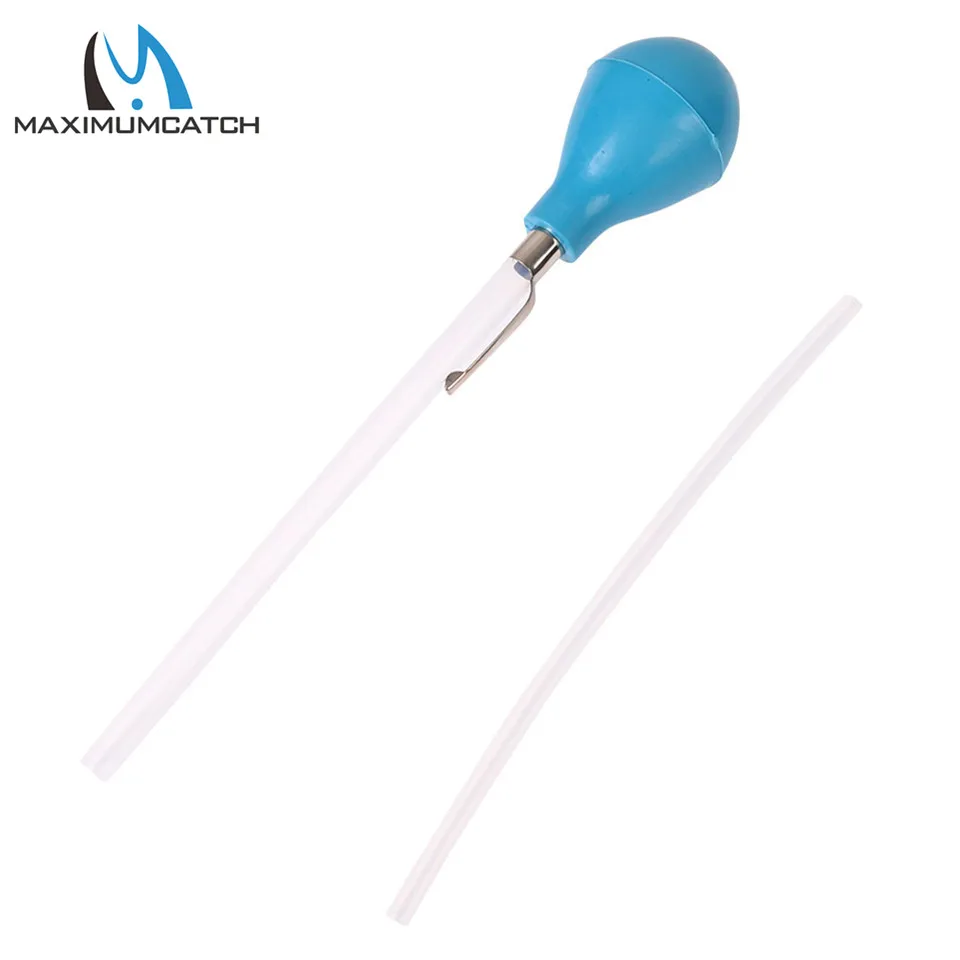 Maximumcatch 2pcs Fly Fishing Stomach Pump 18.5cm Blue ishing Accessory