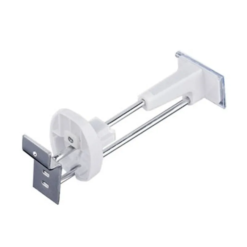 (50 Pcs/Pack ) White Color 150mm Length Slatwall Magnetic Key Lockpick Security Display Hanger Hook For Phone Retail Store