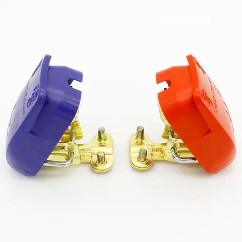 Quick Release Battery Terminals Clamps Connectors 12V ONE Pair Car Caravan Van Motorhome ON / OFF Snap on 10 best sales 12v terminal - №1