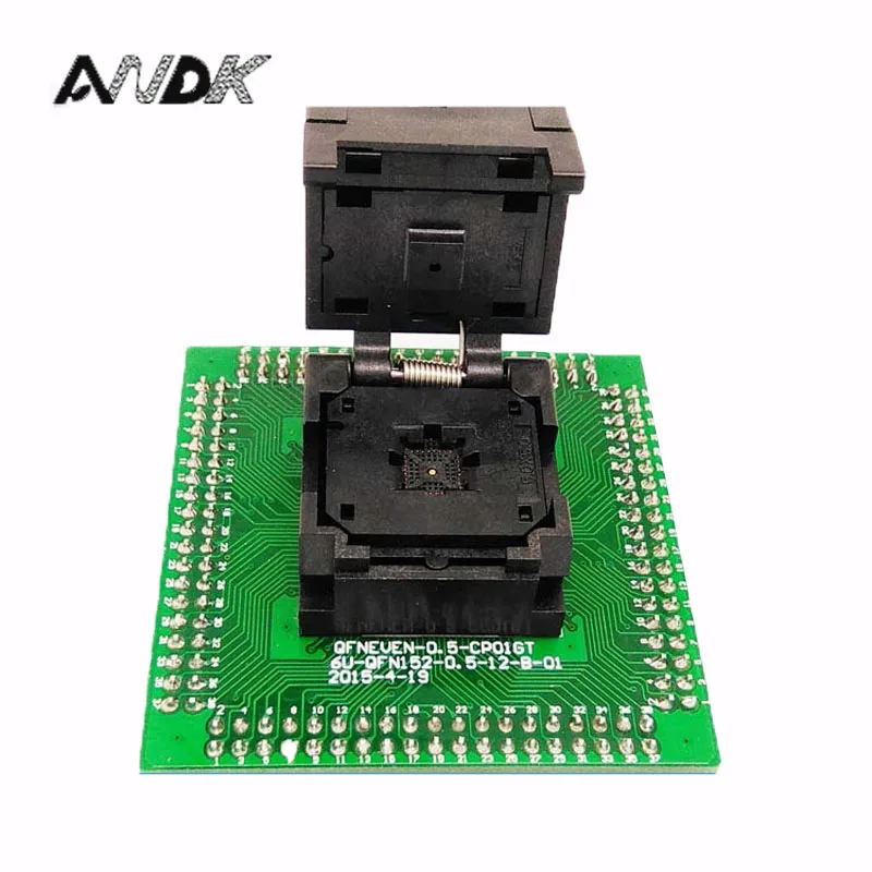 

QFN32 MLF32 IC Test Adapter Pitch 0.5mm IC550-0324-007-G Programming Socket Clamshell Chip Size 5*5 Flash Adapter Burn in Socket