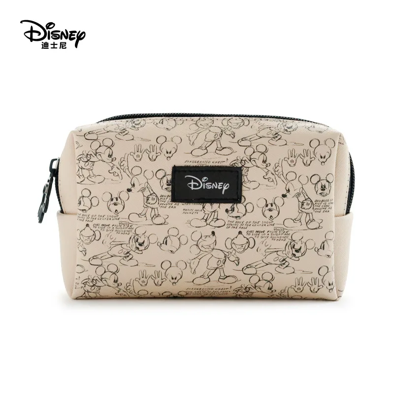 Hot Disney Minnie Mickey Bag Diaper Mummy Bag Women Cosmetic Set Wallet Purse Baby Care Travel Bags 6 pcs Girls Gift