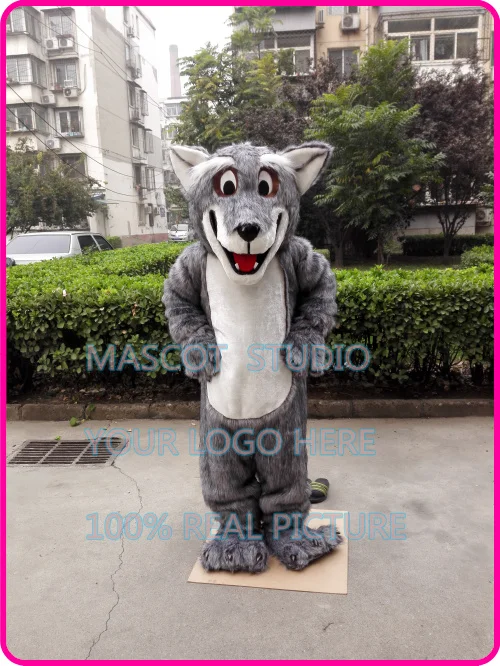 

plush wolf mascot Coyote werewolf costume custom fancy costume anime cosplay kit mascotte theme fancy dress 401472