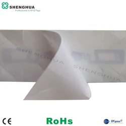 Impresora inteligente UHF RFID pasiva para identificación de vehículos, etiqueta de parabrisas PET, impermeable, impresa, placa de matrícula, 160 unids/lote por caja