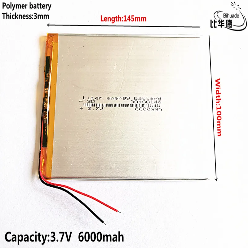 Good Qulity 30100145 Universal For Digma optima 10.6 3G TT1006MG / For irbis tz172 Tablet Battery 6000mah 3.7V Polymer li-ion