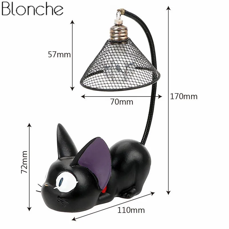 Magic Cat Animal Led Night Light Creative Table Lamp For Home Decoration Bedroom Desk Reading Light Fixtures Kids Gift Luminaire