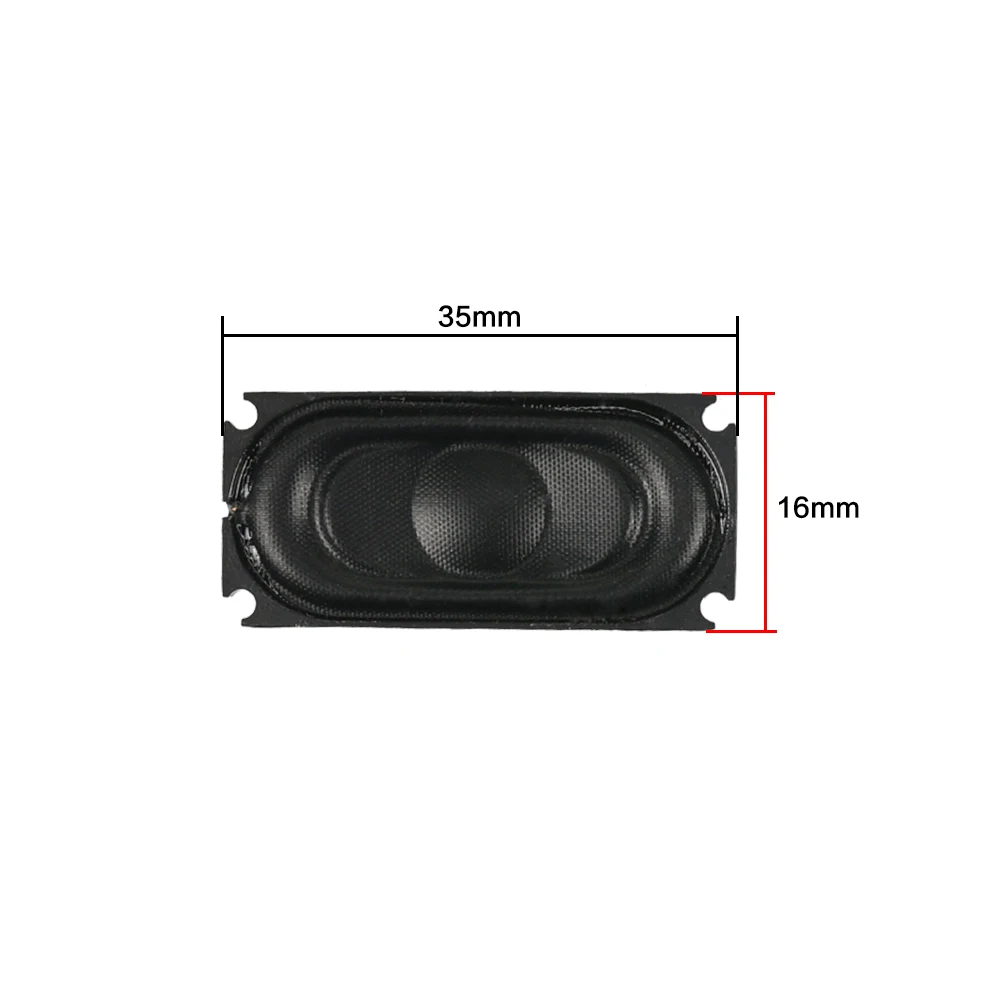 GHXAMP 16*35mm Del Computer Portatile 8 Ohm 2W Mini Scossa Altoparlante qualità del Suono Ad Alta Sensibilità 40*20mm 2PCS