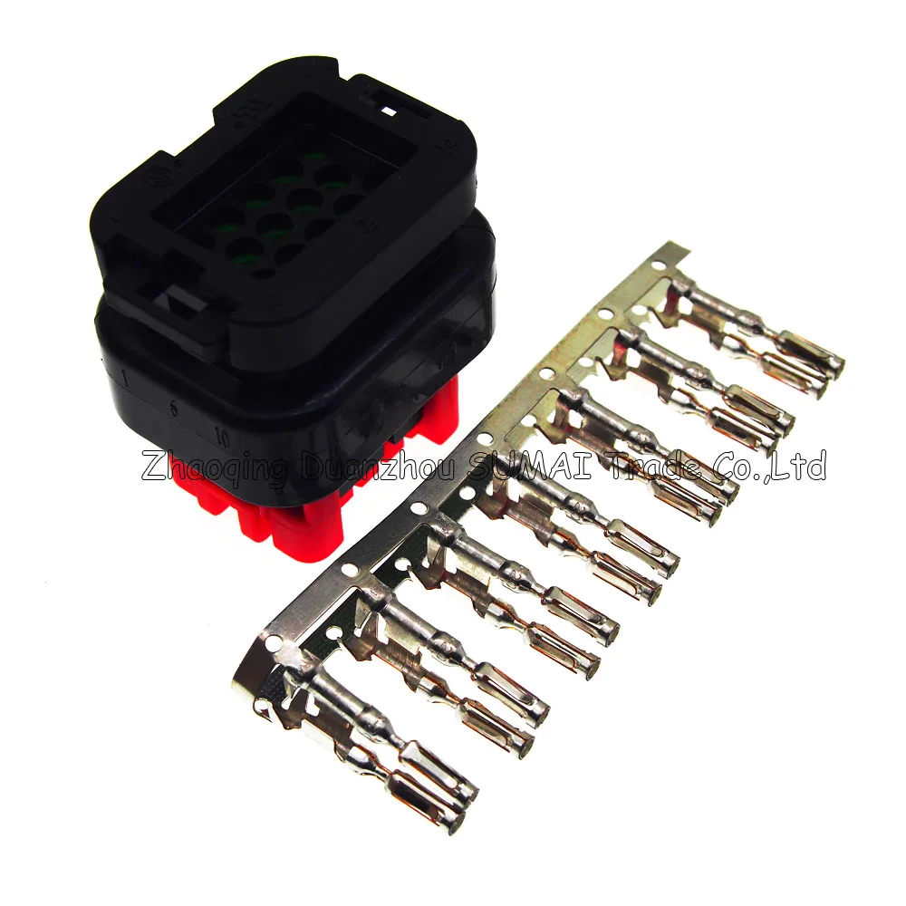 14 Pin AMP/TE TYCO 776273-1/776262-1/776267-1 New Energy Car/ Electric Vehicle Controller Plug, ECU Connector