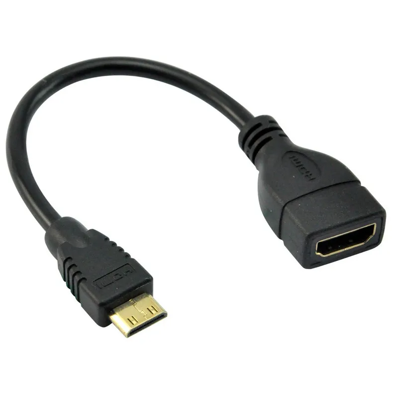 وصلة HDMI صغيرة متوافقة مع كابل محول HDMI سلك 1080P صغير hdmi ذكر إلى كابل hdmi-أنثى
