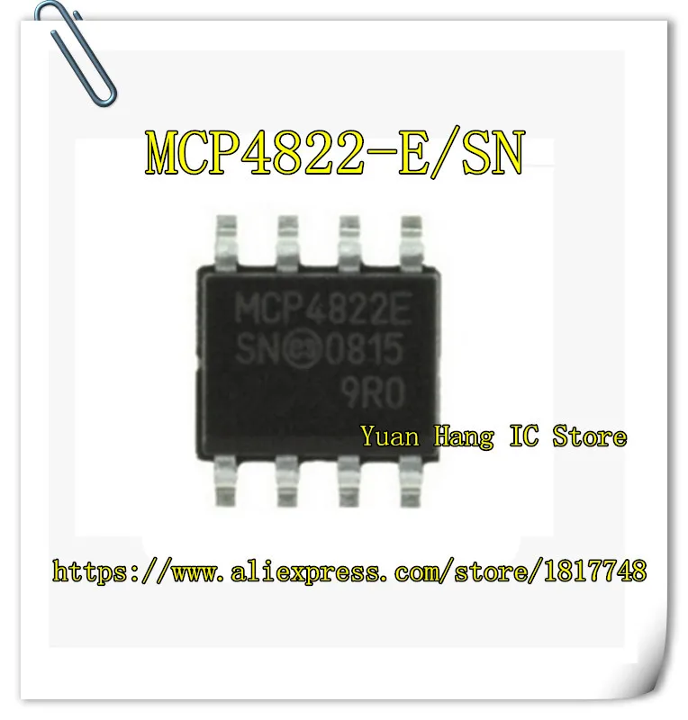 10PCS/LOT MCP4822-E/SN MCP4822E  MCP4822 4822E SOP-8 New original