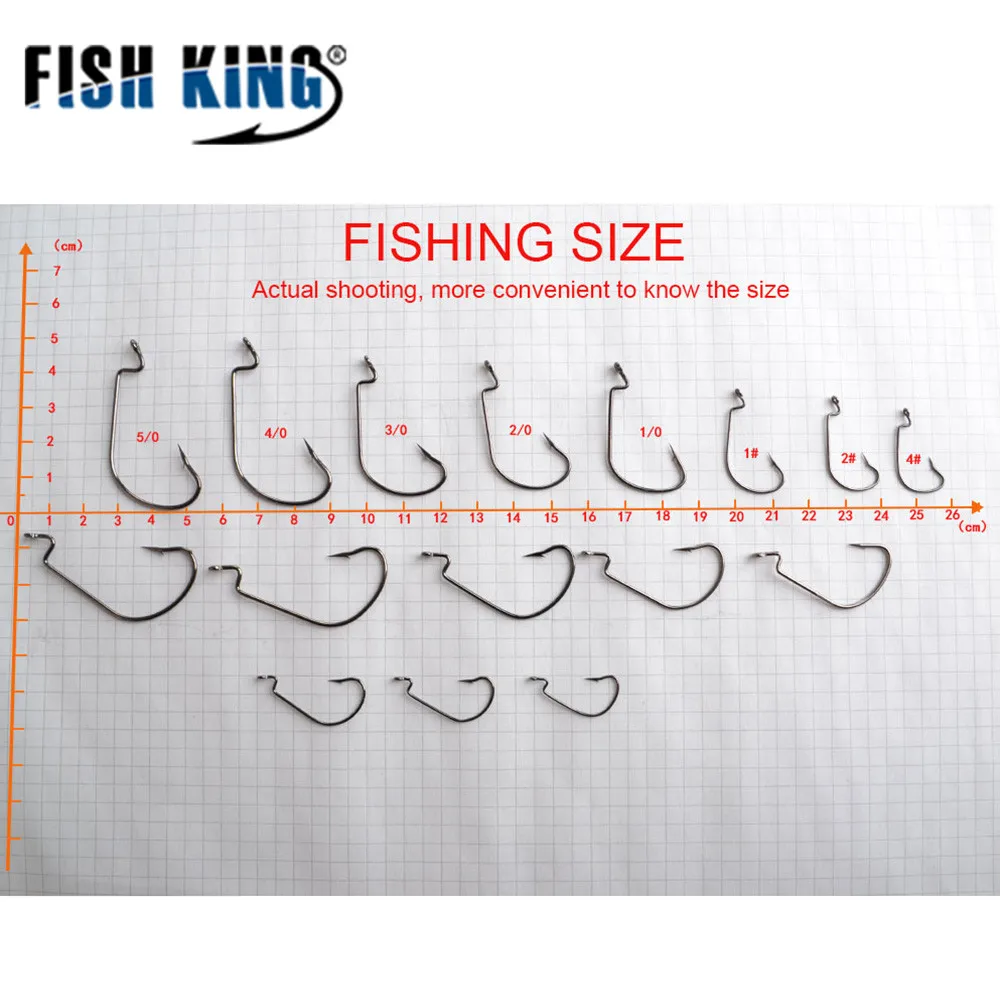 NGB 4/0# 3/0# 2/0# 1/0# 1# 2# 4#  Soft Lure Hook Offset Worm Shank Carbon Steel Circle Japan Fishing Hooks