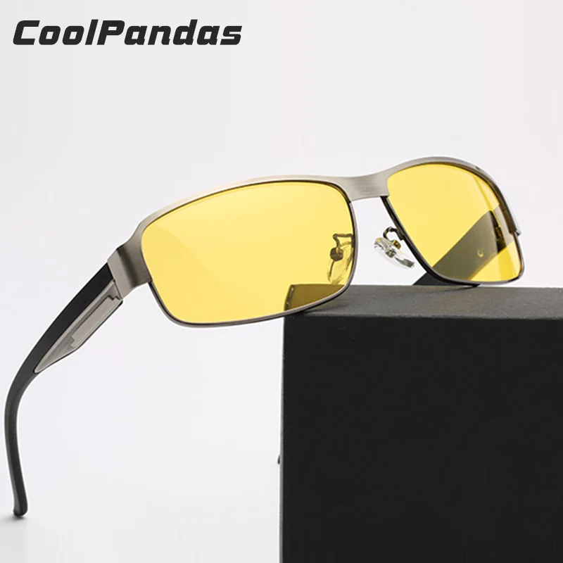 Yellow lens Men Glasses Drivers Night Vision Goggles Anti-Glare glasses Women Polarized Driving Sunglasses gafas oculos de sol