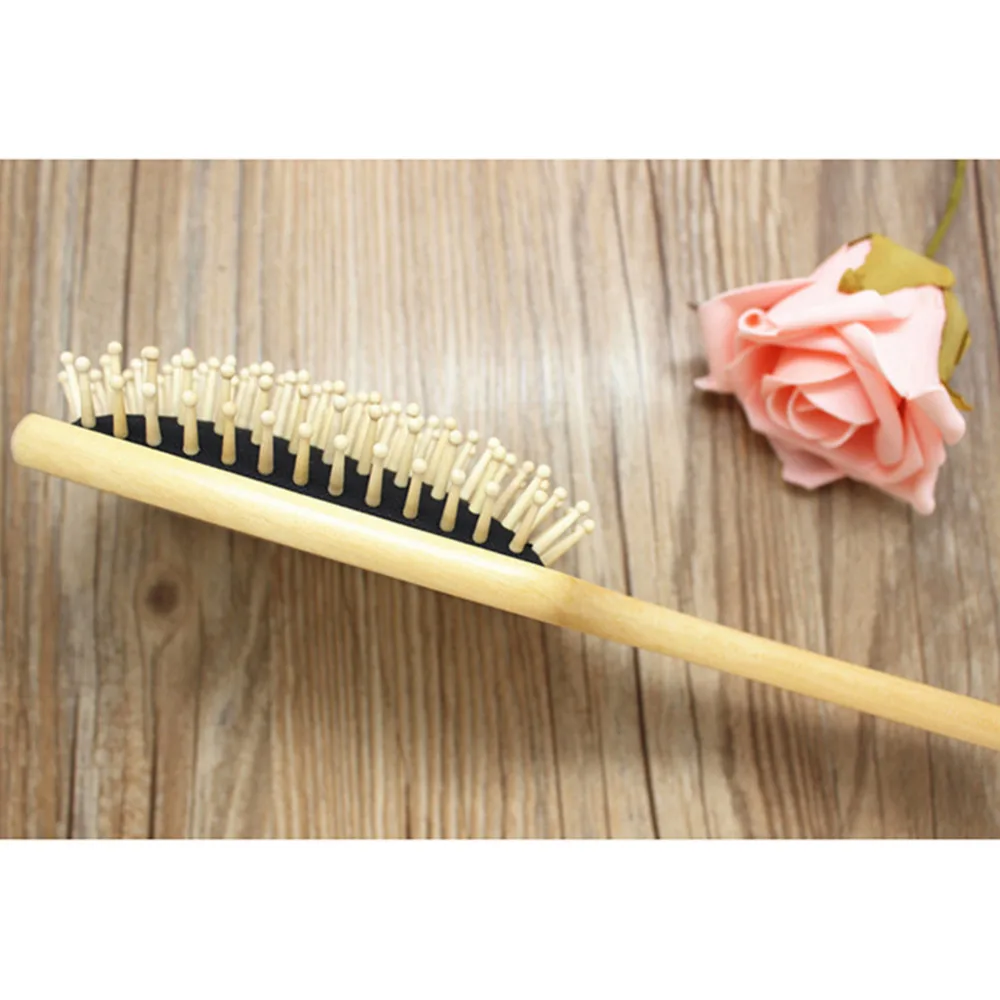 by DHL or EMS 200pcs Hot Sale 10 inch BIG Wooden Paddle Brush Wooden Hair Care Spa Massage Comb Antistatic Comb Drop 10001166