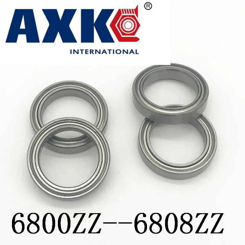 10pcs/Lot 6800ZZ 6801ZZ 6802ZZ 6803ZZ 6804ZZ 6805ZZ 6806ZZ 6807ZZ 6808ZZ Metal Shielded Thin Wall Deep Groove Ball Bearing ABEC1