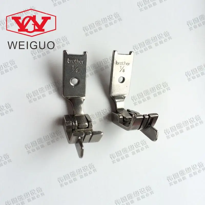 

Brothers double needle left and right knife mouth pressure foot double needle with knife left and right all steel presser feet