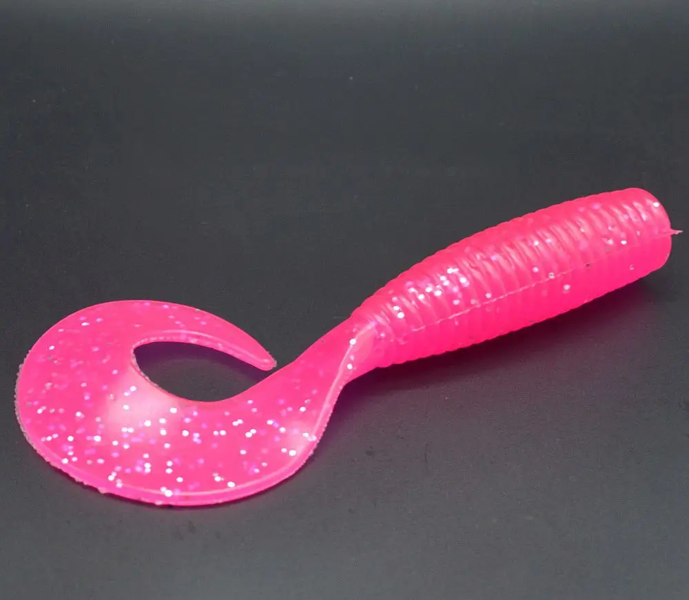 Ocean Boat Fishing Rock Beach Soft Bait Kunstköder Big Worm Single Tail Grub Trolling 50g Köder 1 Stück Sale – Detail 11