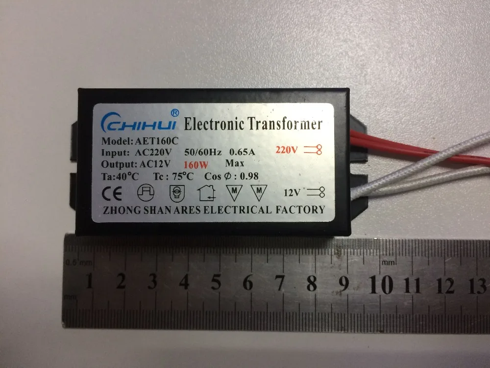 1 piece metal Electronic Transformer 20W 40W 50W 60W 80W 105W 120W AC 220V to 12V For Panel Light & Crystal Lamp G4 Light Beads