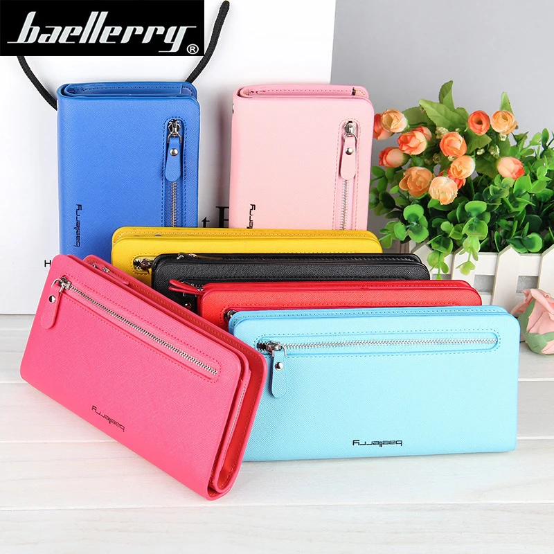 Fashion Women Wallet Zipper Top Quality Female Wallet Purse Multifunction Women's Purse Card Holder Money Bag Long Wallet