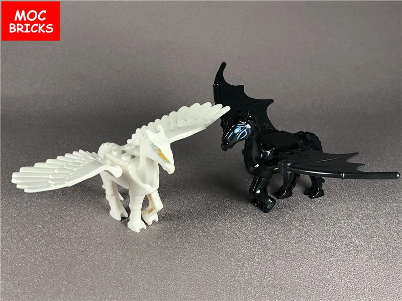 Single Sale MOC Bricks GD213 Thestral alkyria Battle Horse Educational Building Blocks Toys for Children L162 Dolls Xmas Gifts