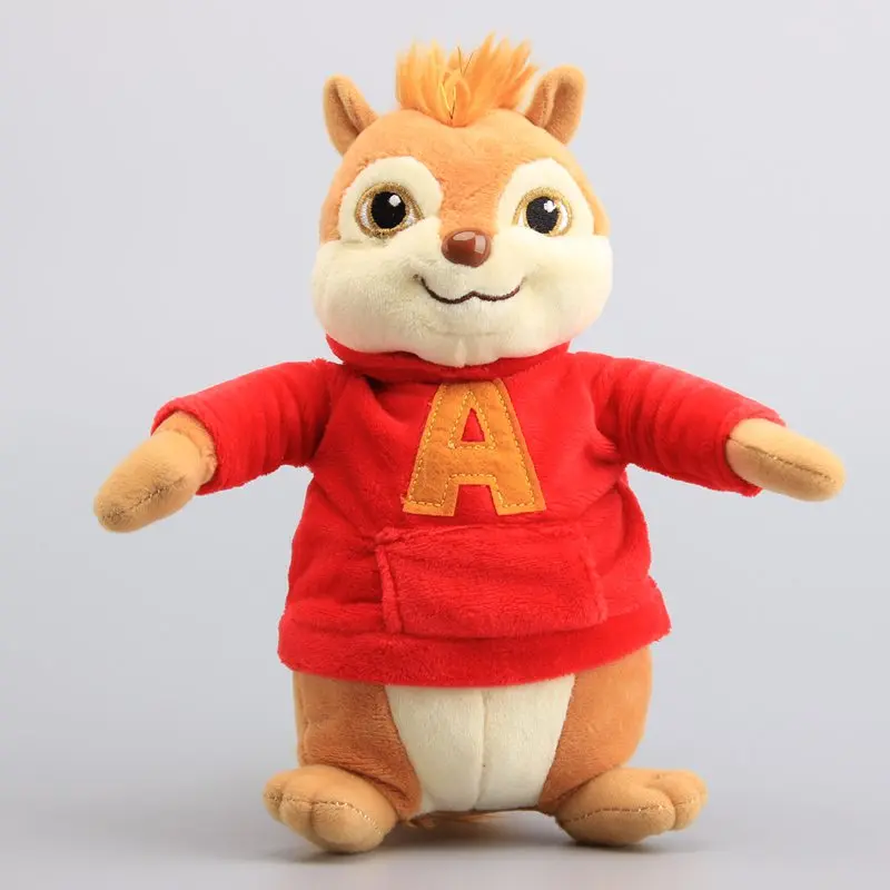 Alvin and the Chipmunks Halloween Plush Toys Kawaii Fluffy Chipmunks Stuffed Animals 9\