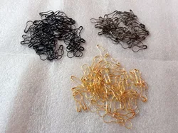 100pcs di Sicurezza Spilli Nero Forma di Zucca di Sicurezza Spille Marcatori Tag Hangtag Spilli Mestiere di Cucito di Lavoro A Maglia FAI DA TE Accessori di Abbigliamento