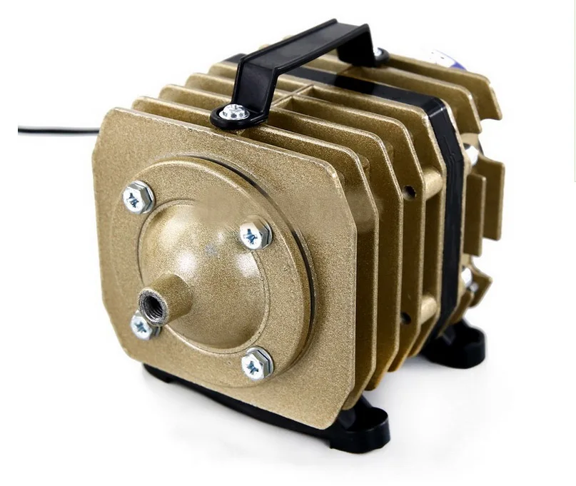 Compressor de ar de bomba de ar embutida por laser co2, máquina de gravação e corte usada