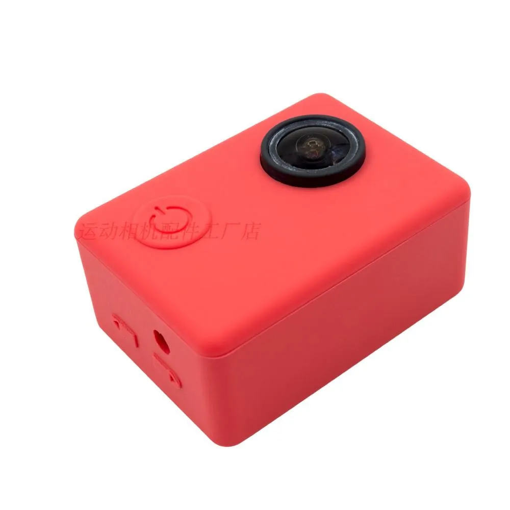 Clownfish Soft Silicone Camera Protective Case Bag for SJCAM SJ4000/SJ5000 SJ7000 C30 EKEN H9 Lens Cap lens Cover Action Camera