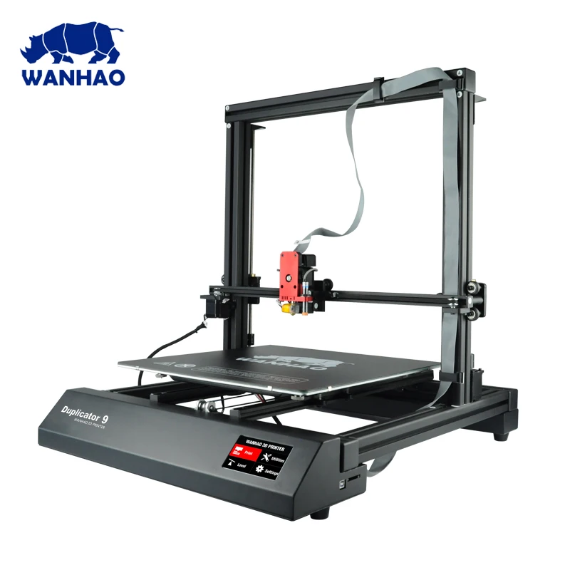 2018 New 400*400*400mm Big Size WANHAO factory desktop FDM / FFF large format D9 300 3D printer  With Auto Leveling for sale