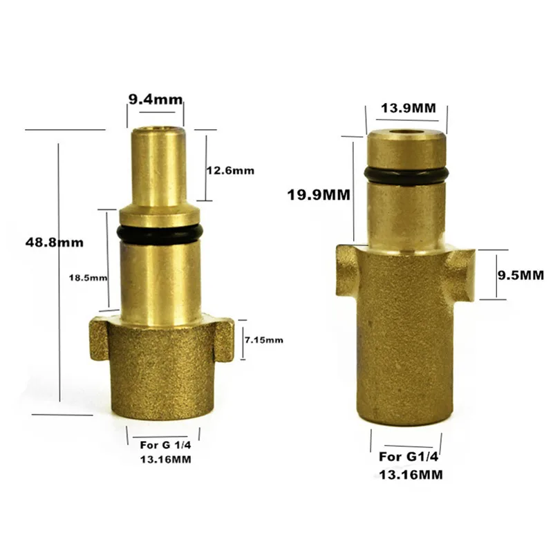 Nozzle Adaptor For Nilfisk Anlu Gerni Wash Gun To Foamer Lance Foam Generator & Jet Spear Wand Connetor