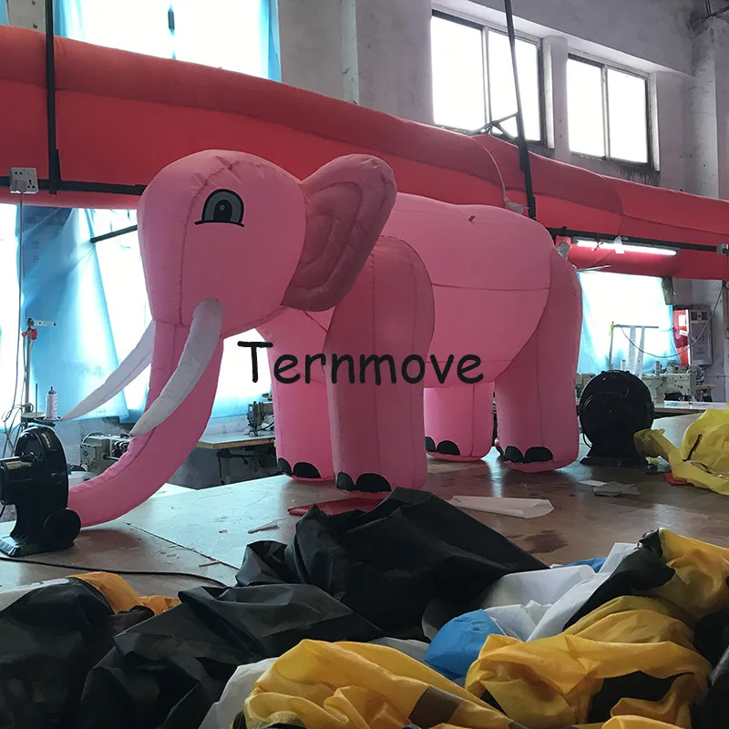 inflatable elephant replica custom made promotion products Oxford with blower inflatable animal with your logo for advertising