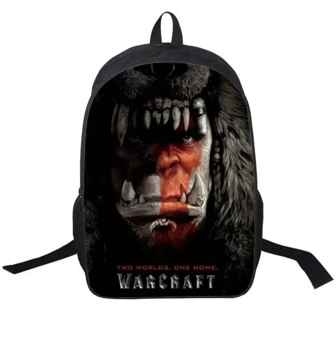 New Design World of Warcraft Bag WOW Printing Backpack for Teenagers Travelling Rucksack Schoolbag Game Player Favorite Gift