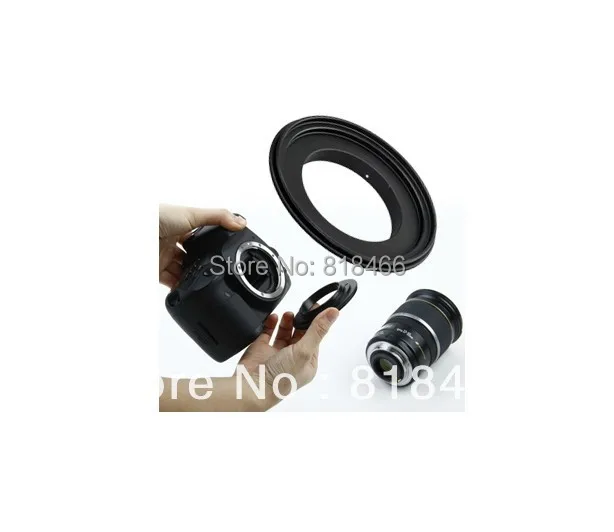 5 pçs/lote 52mm lente reversa macro adaptador anel para canon eos ef montagem 550d 650d 60d