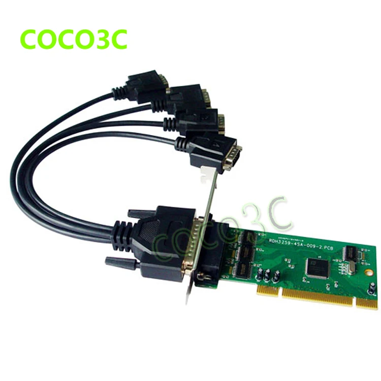 

IOC845 PCI 4 ports Serial PCI card Multi RS232 DB9 COM port to PCI adapter IO Card with low profile bracket