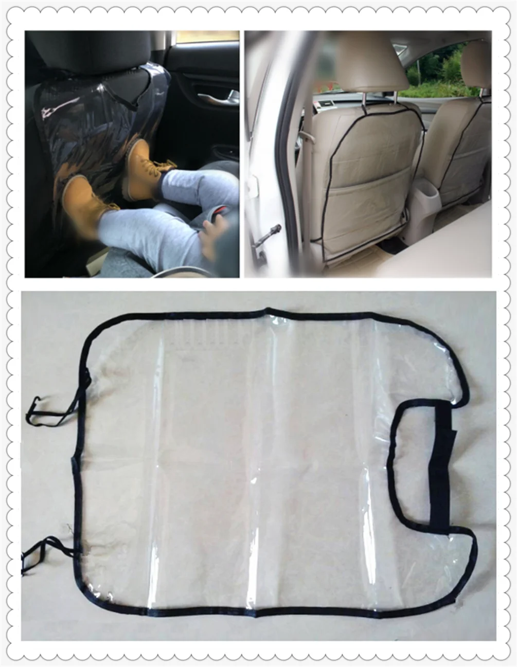 Car shape cleaning seat cover to protect children's foot pad mud for BMW all series 1 2 3 4 5 6 7 X E F-series E46 E90 F09