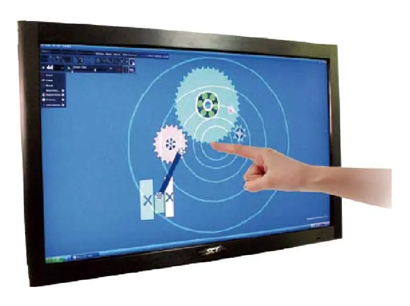 27 inch 10 points usb multi touch screen frame kit for lcd monitor with quick response and high resolution