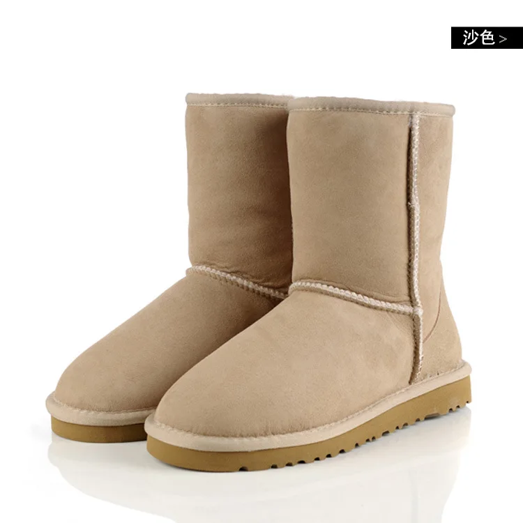 2021 High Quality! Australia Sheepskin Real Fur 100% Wool women shoes snow boot, Brand boots With Box Logo Free Shipping