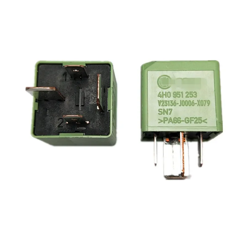 644 AUTO CAR 12V relay 644 4H0 951 253 V23136-J0006-X079 4H0951253 12V 12VDC DC12V 4PIN