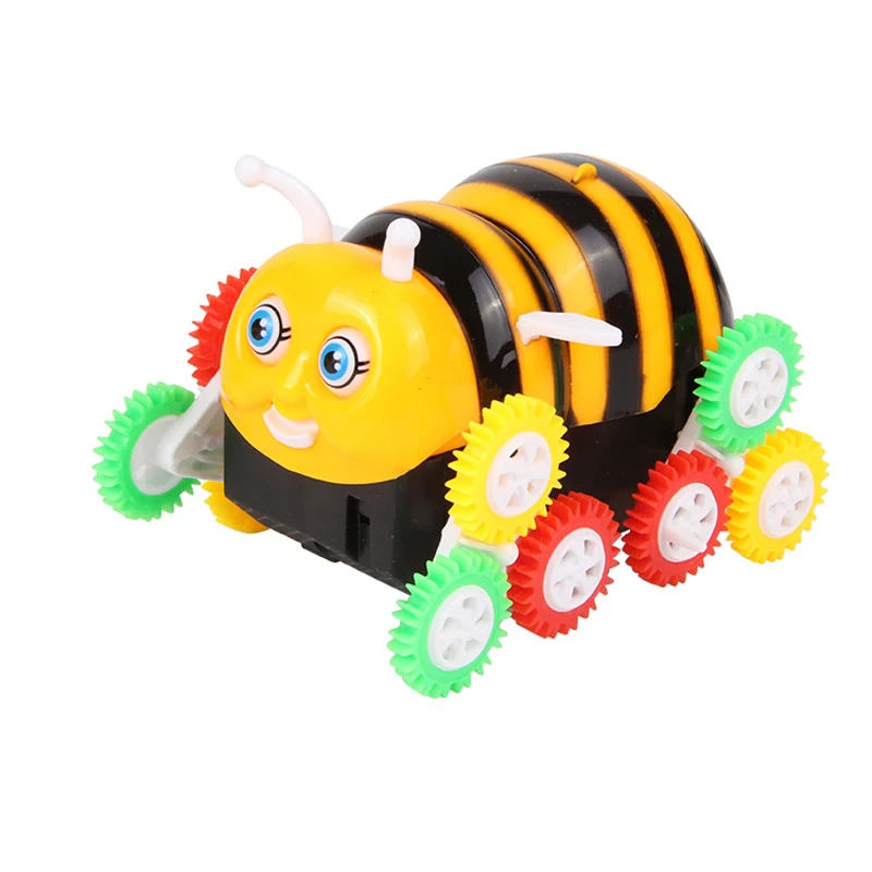 Bee Tip Lorry Honeybee Car Toy Colorful Super Power Flip Stunt Car Gift for Kids Baby Toys Mini Small Animal Model