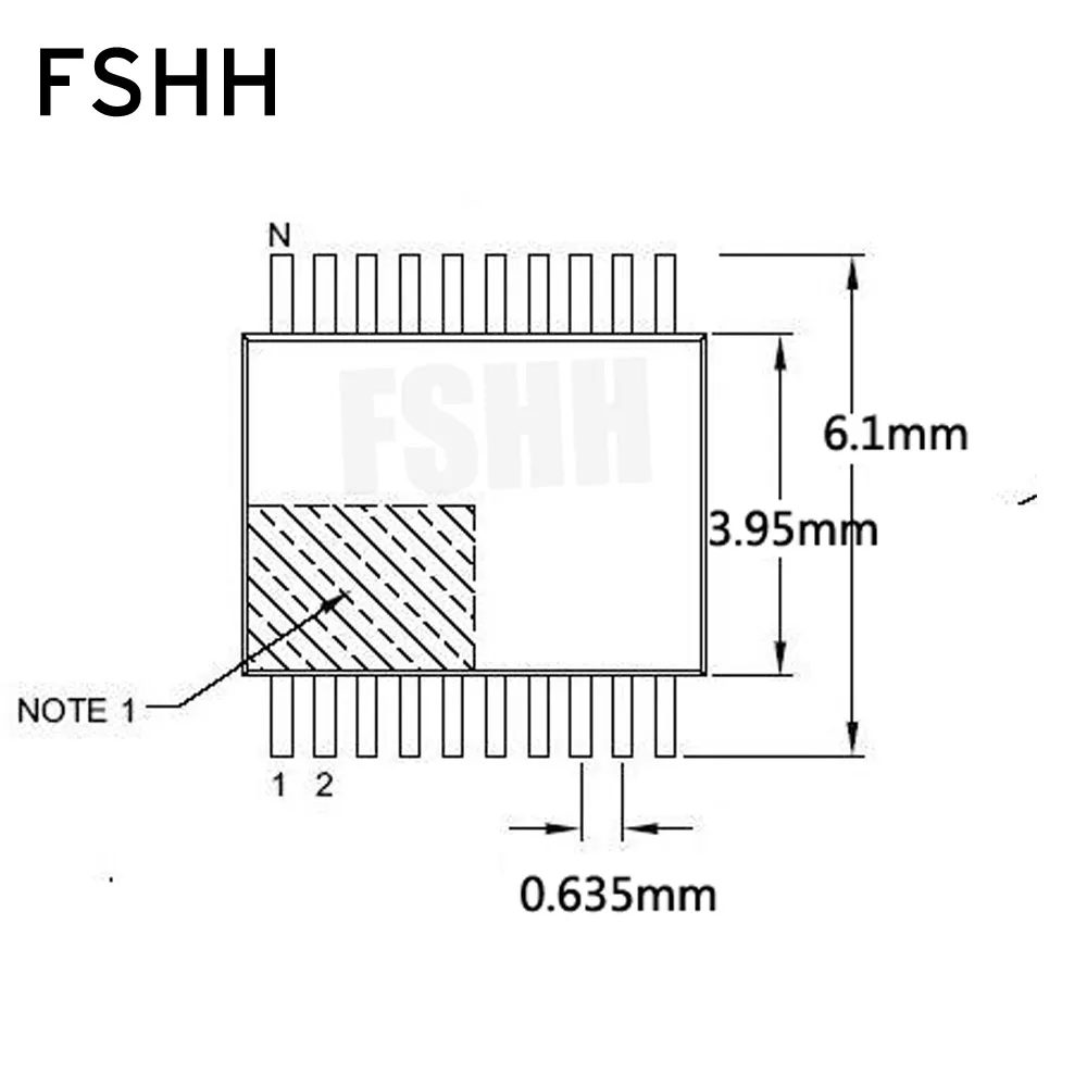 Ssop28 para dip28 adaptador de programador tssop ssop28, plugue de teste ic = 0.635mm tamanho = 3.95-6.1mm